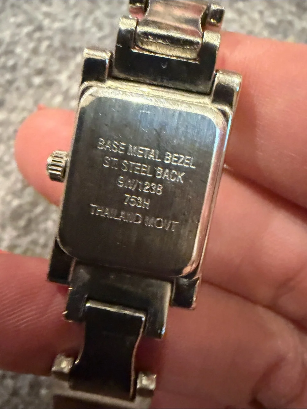 Nine West Silver-Tone Rectangular Bracelet Watch - Silver